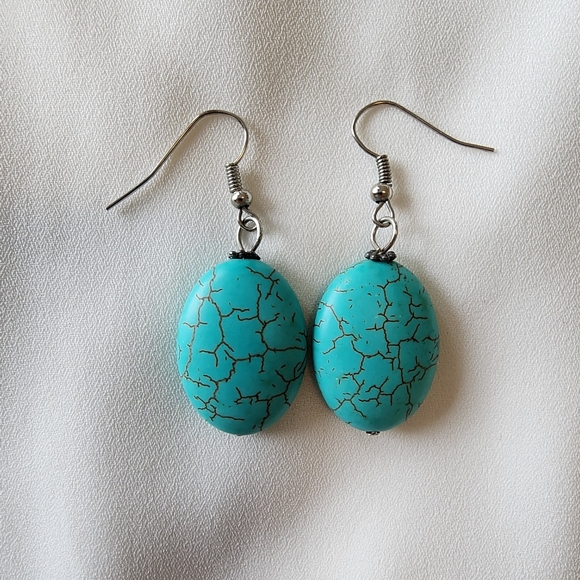 Turquoise earrings - Picture 1 of 1